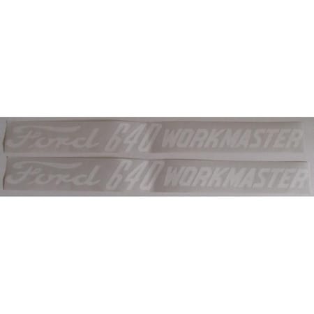 Aftermarket Fits FordNew Holland Tractor Hood Decal Set 640 Workmaster F640